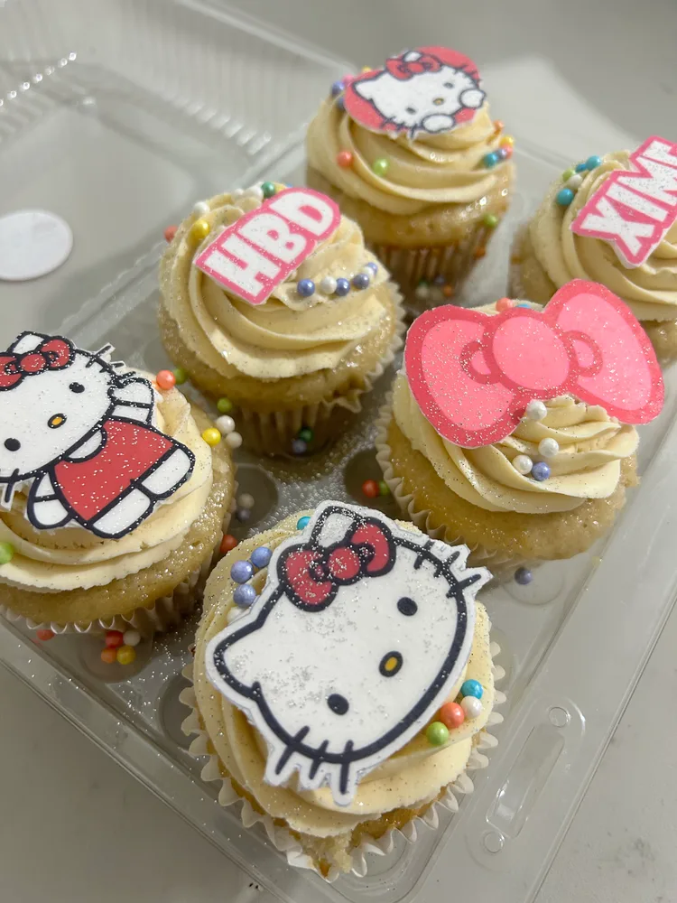 Cupcakes Hello Kitty personalizados